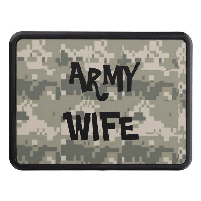 ARMY WIFE TOW HITCH COVER (Front)