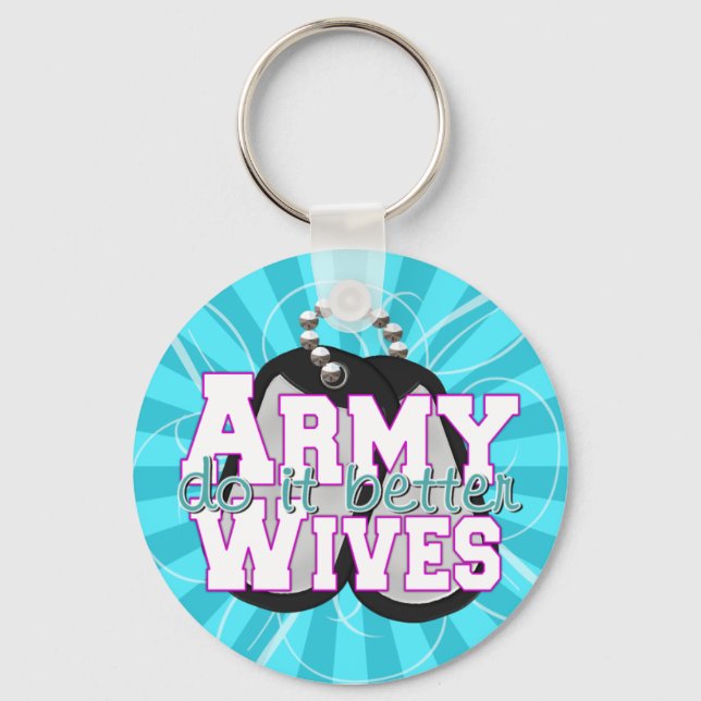 Army Wives Do It Better Keychain (Front)