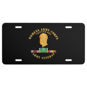 Army - Womens Army Corps Vietnam Era - w ARCOM - G License Plate
