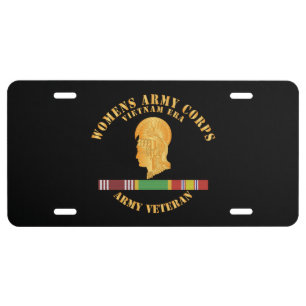 Army - Womens Army Corps Vietnam Era - w GCMDL-NDS License Plate