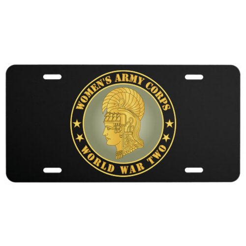 Army _ Womens Army Corps _ WWII License Plate