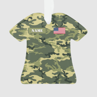 Army Woodland Camouflage Ornament