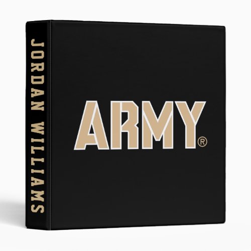 Army Wordmark 3 Ring Binder