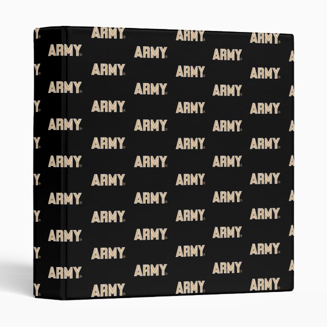 Army Wordmark 3 Ring Binder (Front/Spine)