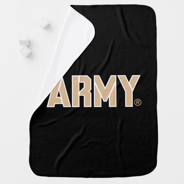 Army Wordmark Baby Blanket (In Situ)
