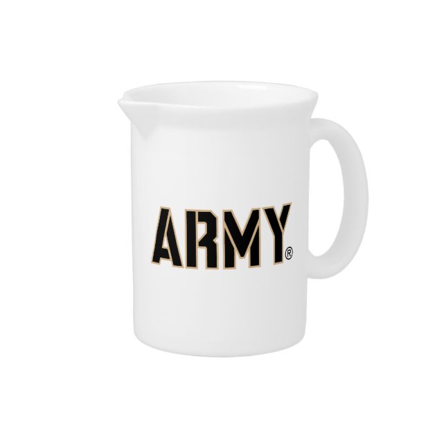 Army Wordmark Beverage Pitcher (Right)