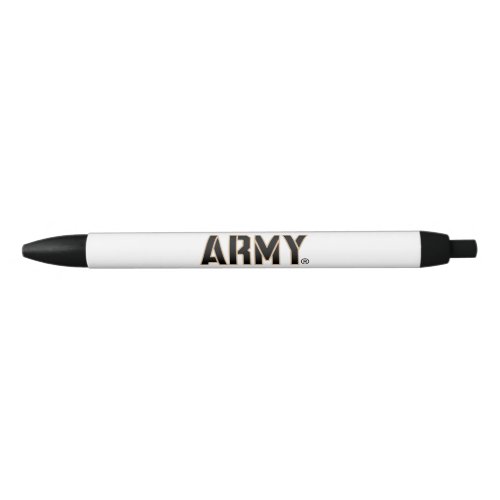 Army Wordmark Black Ink Pen