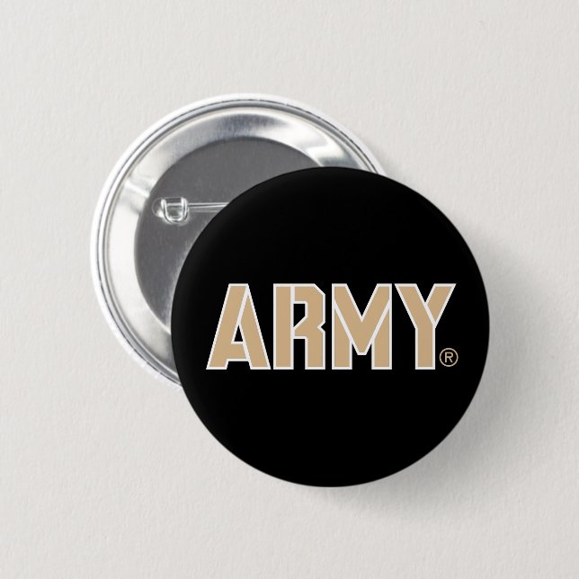 Army Wordmark Button (Front & Back)
