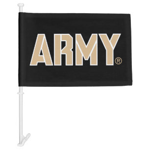 Army Wordmark Car Flag