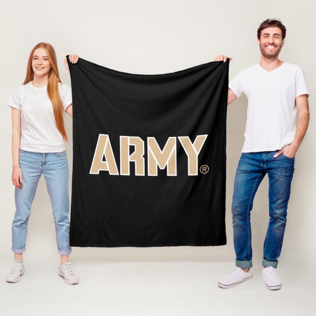 Army Wordmark Fleece Blanket (In Situ)