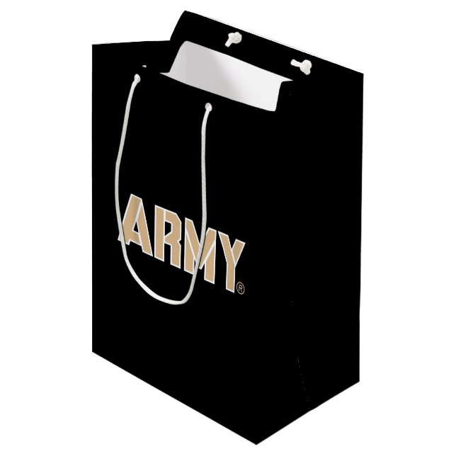 Army Wordmark Medium Gift Bag (Front Angled)