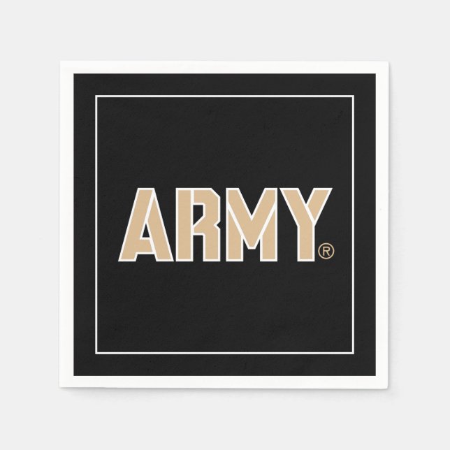 Army Wordmark Napkins (Front)