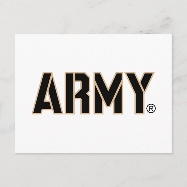 Army Wordmark Postcard (Front)