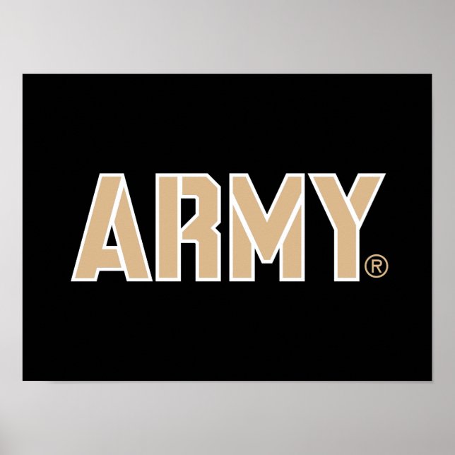 Army Wordmark Poster (Front)