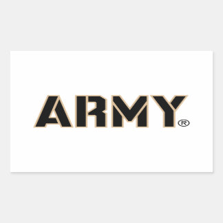 Army Wordmark Rectangular Sticker