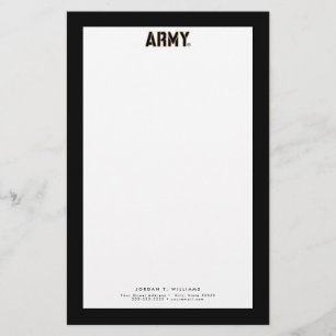 Army Wordmark Stationery