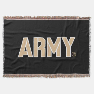 Army Wordmark Throw Blanket