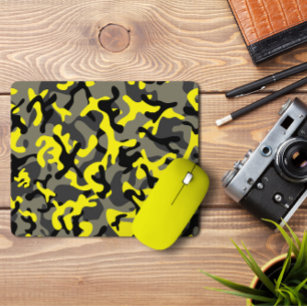 Army Yellow Forest Camo   Camo Forest Mousepad 