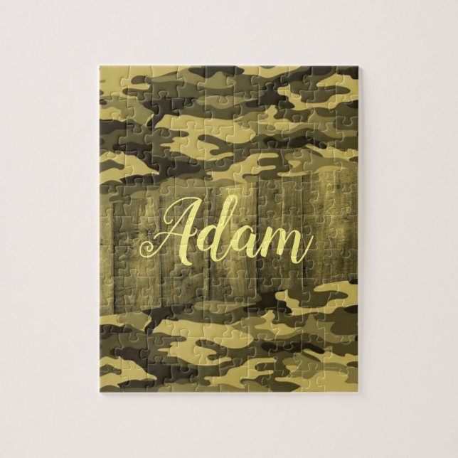 Army Yellow Jigsaw Puzzle Daisy (Vertical)