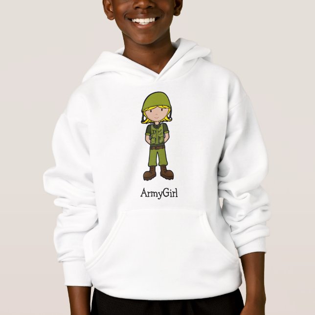ArmyGirl Hoodie (Front)