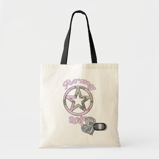 armywife star tote bag (Front)