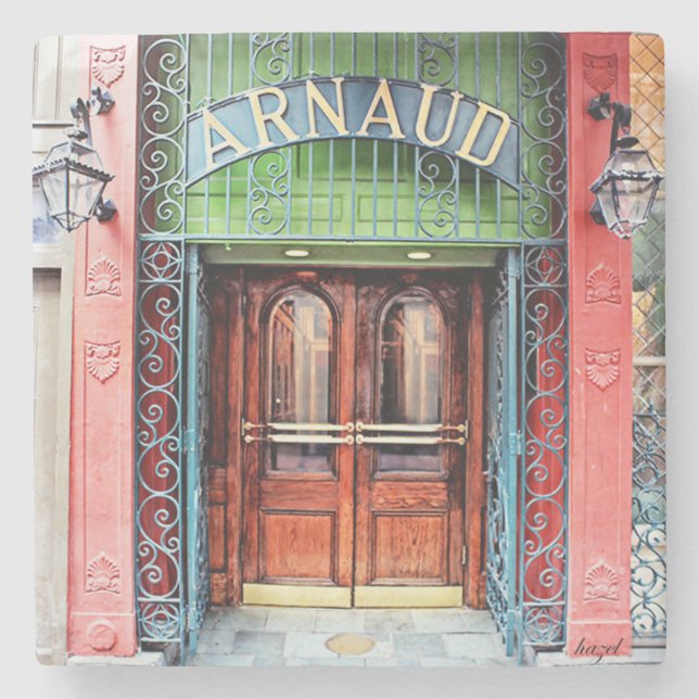 Arnaud's restaurant Coaster, Stone Coaster (Front)