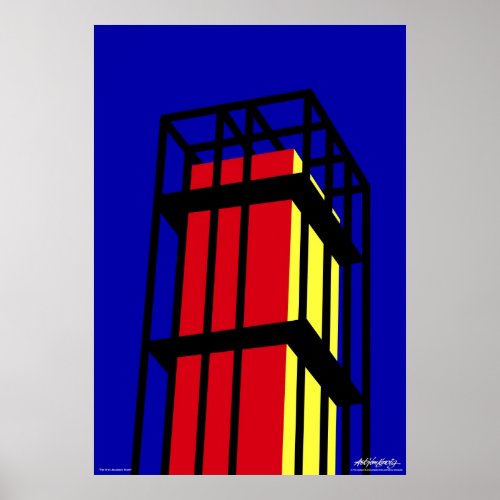 Arne Jacobsen Tower Poster