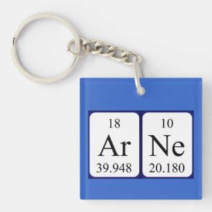 Arne periodic table name keyring
