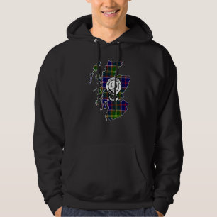 Arnet Scottish Surname Family Crest Tartan And Mot Hoodie