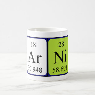 Arni periodic table name mug