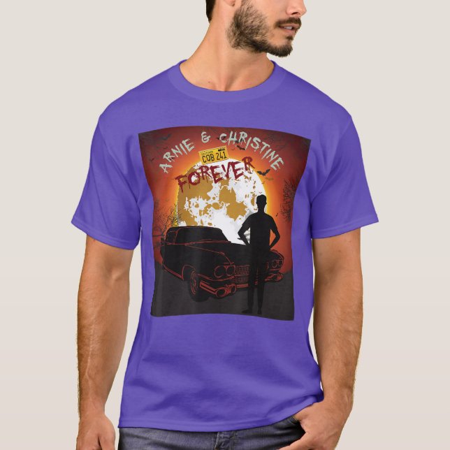 Arnie Christine Forever Horror Film Halloween Moti T-Shirt (Front)