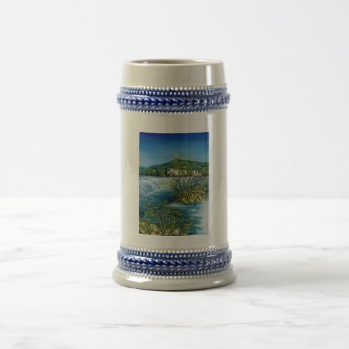 ARNO RIVER AT ROVEZZANO Florence Italy Beer Stein