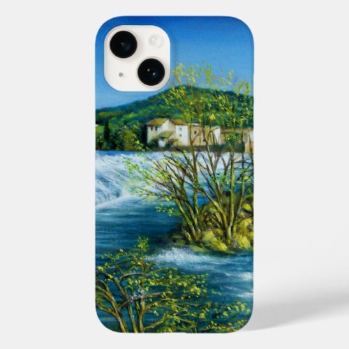 ARNO RIVER AT ROVEZZANO Florence Tuscany Landscape Case_Mate iPhone 14 Case