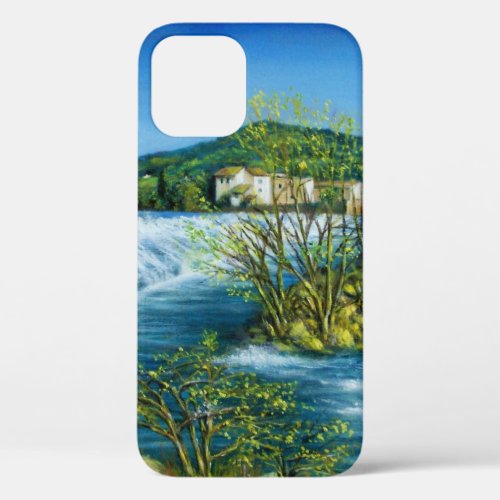 ARNO RIVER AT ROVEZZANO Florence Tuscany Landscape iPhone 12 Case