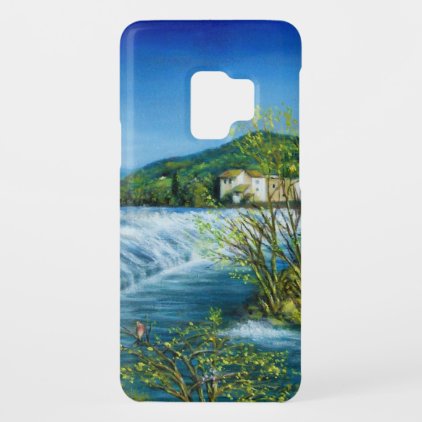 ARNO RIVER AT ROVEZZANO Florence Tuscany Landscape Case-Mate Samsung Galaxy S9 Case