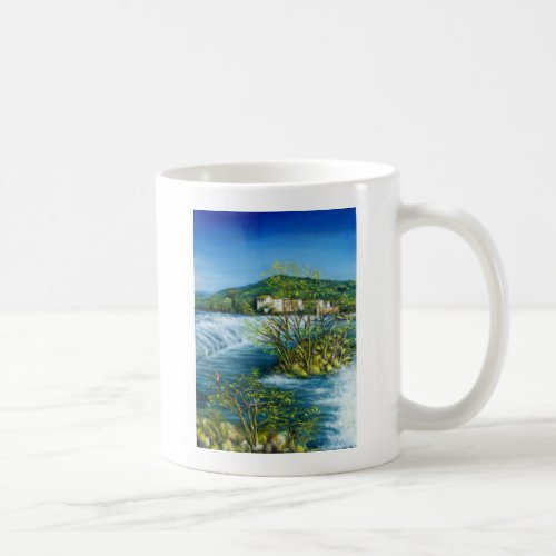 ARNO RIVER AT ROVEZZANO Florence Tuscany Landscape Coffee Mug