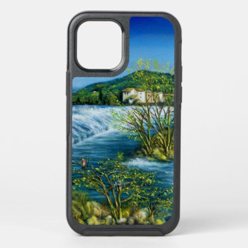 ARNO RIVER AT ROVEZZANO Florence Tuscany Landscape OtterBox Symmetry iPhone 12 Case