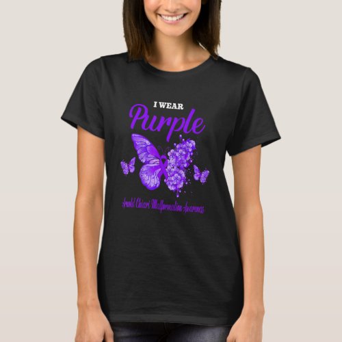 Arnold Chiari Malformation Awareness I Wear Purple T_Shirt