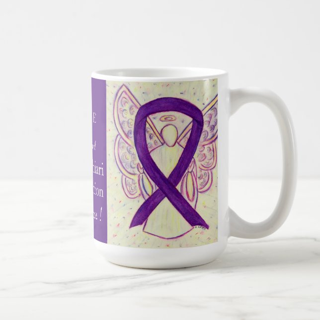 Arnold-Chiari Malformation Awareness Ribbon Mug (Right)