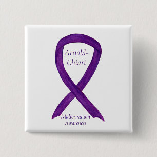 Arnold-Chiari Malformation Awareness Ribbon Pin
