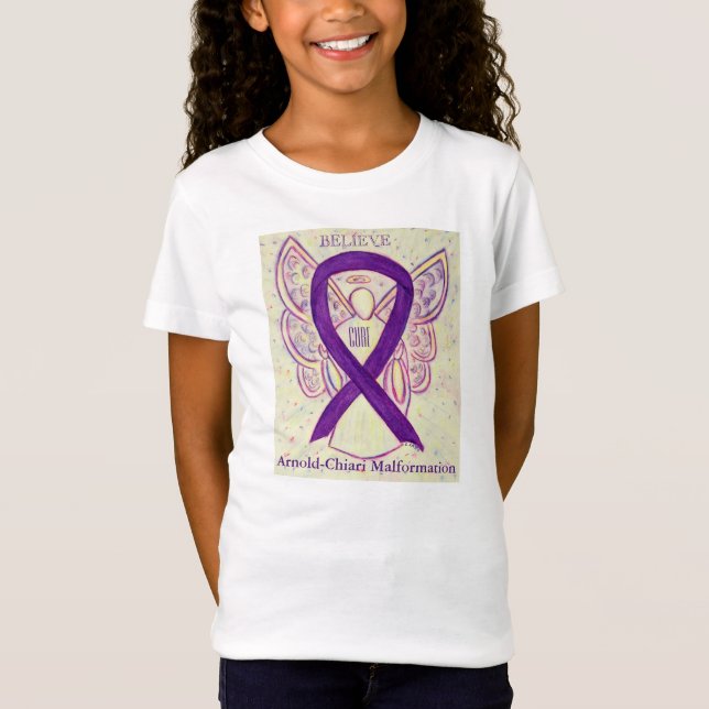 Arnold-Chiari Malformation Awareness Ribbon Shirt (Front)