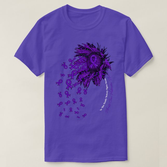 Arnold Chiari Malformation Awareness sunflower nob T-Shirt (Design Front)