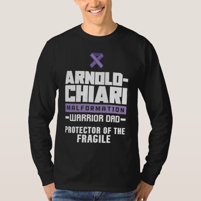 Arnold Chiari Malformation Warrior Protector Aware T-Shirt (Front)