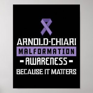 Arnold Chiari Malformation Warrior S Awareness Poster