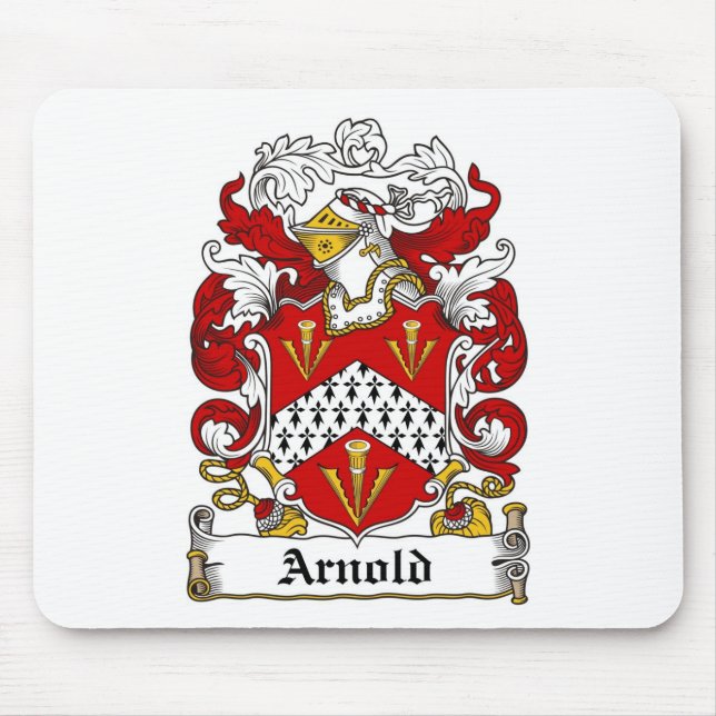 ARNOLD FAMILY CREST -  ARNOLD COAT OF ARMS MOUSE PAD (Front)