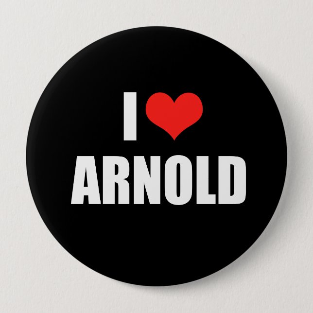 ARNOLD SCHWARZENEGGER Election Gear Pinback Button (Front)