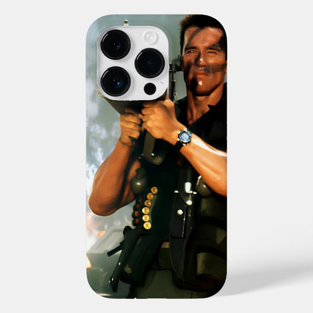 Arnold with Arm Bazooka Case-Mate iPhone Case (Back)