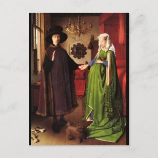 Arnolfini Portrait Postcard
