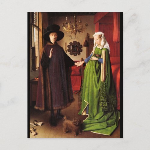 Arnolfini Portrait Postcard