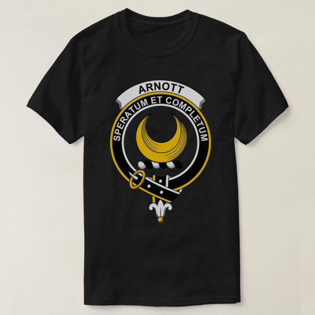 Arnott Crest Tartan Clan Scottish Clan T-Shirt (Design Front)